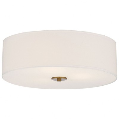 Access Lighting Mid Town 3 - Light Flush Mount in  Antique Brushed Brass