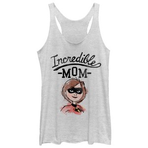 Women's The Incredibles 2 Incredible Mom Racerback Tank Top - 1 of 3