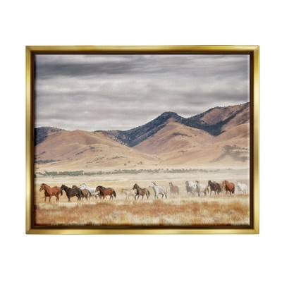 Stupell Industries Wild Horses Roaming Across Western Landscape