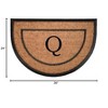 Calloway Mills 106572436Q The General Monogram Doormat, 24" x 36", Letter Q - 2 of 2