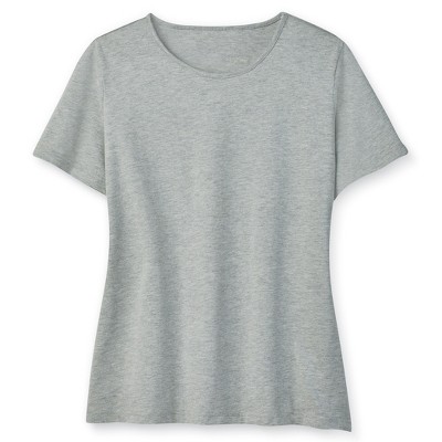 Collections Etc Soft Knit Crew Neck Tee