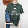 Simply Sage Market Little Bit Angel Horns Short Sleeve Garment Dyed Tee - 2 of 2