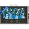 Trends International Radiohead - Blue Crowd Silhouettes Framed Wall Poster Prints - 3 of 4