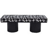 Zuo Botoia Bench Black & White - 4 of 4