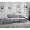 Aukfa Modern 102.4" L-shape Modular Sectional Sofa with Movable Ottoman,4 Seat Upholstery Sofa with Removable Back & Seat - 2 of 4