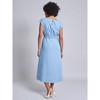 Smocked Waist Stretch Denim Midi Dress - 3 of 3