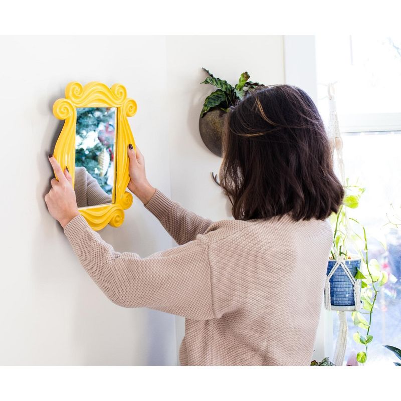 Ukonic Friends TV Show Yellow Peephole Frame Door Mirror Replica | 15 x 11 Inches, 4 of 8