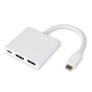 SatelliteSale USB Type C to HDMI/USB-C/USB 3.0/DVI/VGA Converter - 1 of 4