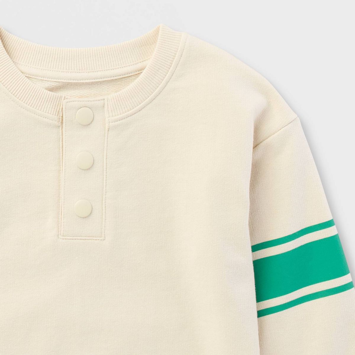 Toddler Boys' French Terry Colorblock Sweatshirt - Cat & Jack™ - thumbnail 3