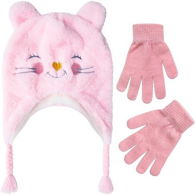 Addie & Tate Boys & Girls Winter Hat and Mittens or Gloves Set, Kids Ages 4-7