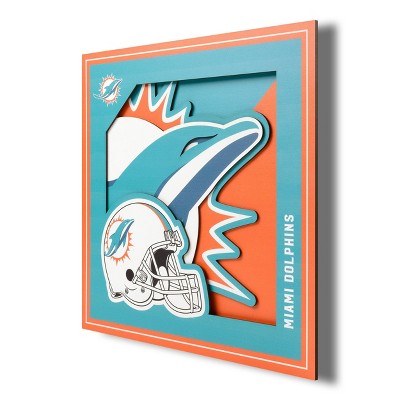 8 x 32 NFL Miami Dolphins 3D Stadium Banner