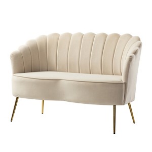 Savier 50.2" Contemporary  Living Room and Bedroom Loveseat  | KARAT HOME - 1 of 4