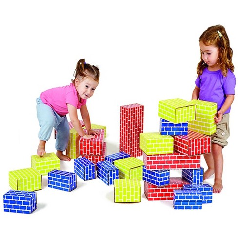 Cardboard blocks for store toddlers