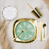 Jollity & Co. - The Gatz Sage Green Dinner Plates - Pack of 8 Paper Plates - 2 of 2