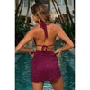 Moda Minx 'Trinidad' Merlot Micro Sarong - 4 of 4