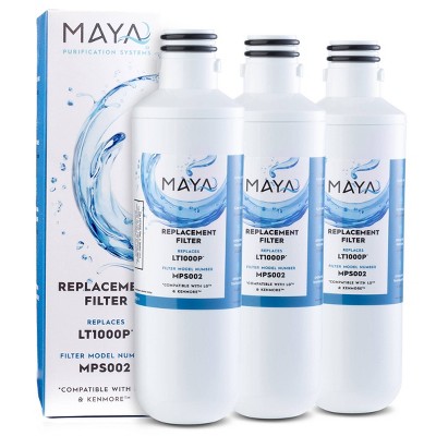 MAYA Replacement LG/Kenmore Refrigerator Water Filter 3pk- MPS302