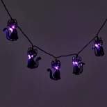 10ct LED Cat Halloween Metal String Lights - Hyde & EEK! Boutique™