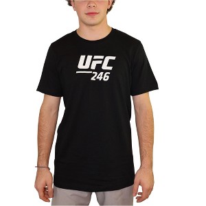 UFC Mens No. 246 McGregor Vs Cowboy Graphic T-Shirt, Black, Small - 1 of 4