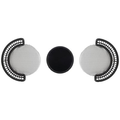 Breezy Charm Black & Grey 3-Piece Outdoor Lounge Set