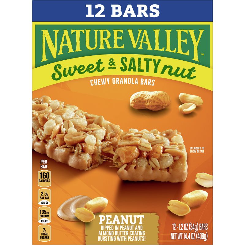 Nature Valley Sweet & Salty Nut Peanut Granola Bars - 1.2oz 12ct, 5 of 16