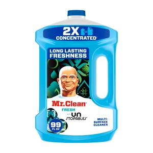Mr. Clean Fresh Liquid Unstopables Multi-Surface Cleaner - 99 fl oz - 1 of 4