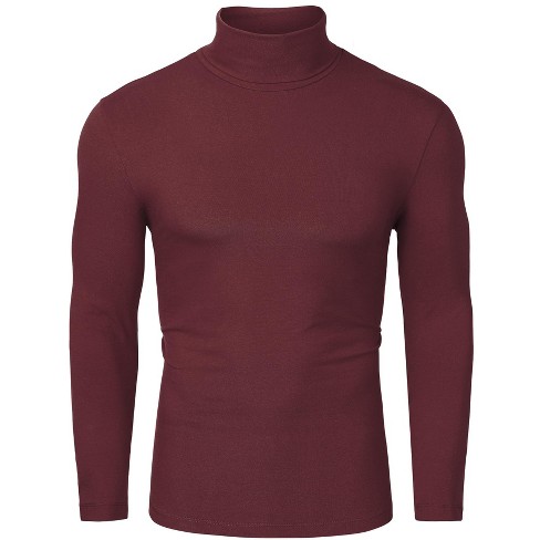 Men's Solid Color Turtleneck Sweater, Knitted Turtleneck Sweater Long  Sleeve Slim Fit Pullover Sweaters (Black,L) : : Clothing, Shoes &  Accessories