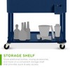 Best Choice Products 80qt Steel Rolling Cooler Cart w/ Bottle Opener, Catch Tray, Drain Plug, Locking Wheels - 4 of 4