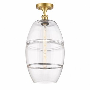 Vaz - 1 Light Semi-Flush Mount In Industrial Style-19.75 Inches Tall and 10 Inches Wide - 1 of 1