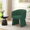 ROOMTEC Accent Arm Chair, Minimalist Style Leisure Backrest Chair, Living Room Barrel Chair, for Bedroom, Office - 3 of 4