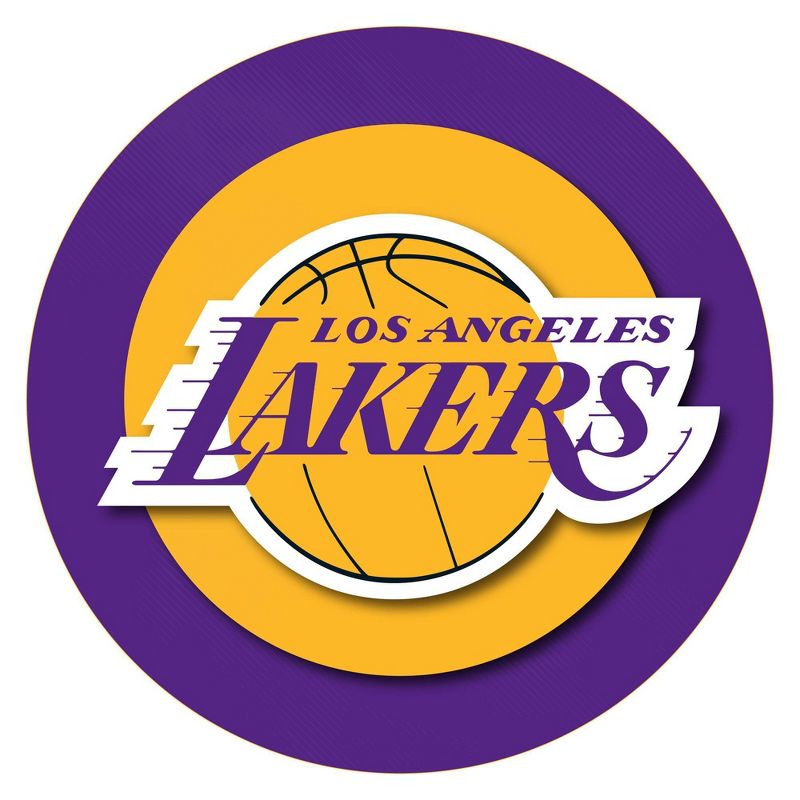 NBA Los Angeles Lakers Team Logo Wall Clock, 6 of 7
