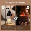 FAAYFIAN Adjustable Candle Warmer Lamp with Timer,Wood Base Metal Shade,Birthday Gifts for Women Mom - 4 of 4