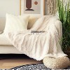 Aoibox Decorative Extra Soft Fuzzy Faux Fur Throw Blanket,Solid Reversible Long Hair Shaggy Blanket,Fluffy Cozy Plush Comfy Microfiber Fleece Blankets - 2 of 4