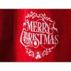 American Soft Linen Christmas Towels Bathroom Set, 2 Packed Embroidered Decorative 100% Cotton Hand Towels, Dish Towels for Decor Xmas - 2 of 4
