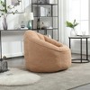 Lyngins Luxury Super Fiber Bean Bag Chair with Footrest, Lightweight Lazy Chair, Stylish Accent Chair, Bean Bag Sofa Chair for Indoor Relaxation - 3 of 4