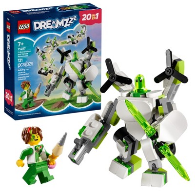 LEGO DREAMZzz Z-Blob's Robot and Vehicle Adventures Mech Toy Building Kit with 19 Build Options 71487