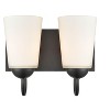 Millennium Lighting Ivey Lake 2 - Light Vanity in  Matte Black - 2 of 4