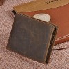 Paaaawaters Genuine Leather Wallets for Men, Handmade Vintage Italian Distressed Slim Bifold Men's Wallet with RFID Blocking - 4 of 4