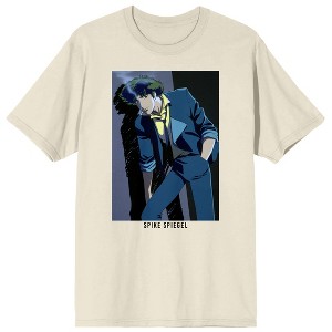 Cowboy Bebop Spike Spiegel Men's Natural Ground T-shirt - 1 of 2