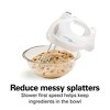Hamilton Beach 6 Speed Hand Mixer with Snap-On Case 3 Attachments Quickburst White 62695V: 250W, Dishwasher-Safe Parts - 4 of 4