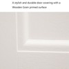 36 in. x 80 in. 8 Lite Full Lite Clear Glass Left Hand Inswing Fiberglass Entrance Door White Primed Fiberglass Knock Down Front Door - 4 of 4