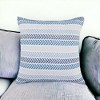 Set of Two 18" X 18"  Beach Chevron Cotton Zippered Pillow - 2 of 4