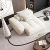 Oversized Modern Modular Sofa, Sofa with DIY Combination Design, Tufted Sofa with Chenille Cushion and Pillows with Foam Filling-Coolbibila - 2 of 4