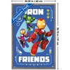 Trends International Marvel Jr Iron Man And His Awesome Friends (2025) - Group Framed Wall Poster Prints - 3 of 4