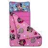 Disney Minnie Mouse Let's Party Pink, Lavender, and Aqua Balloons, Ice-cream Cones, Cupcakes, and Confetti Toddler Nap Mat - image 2 of 4