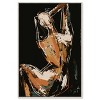 Art Remedy Beautiful Abstraction Brown Earthy Abstract Wall Art Framed - 3 of 4