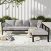Nestfair Modern 5-Person Seating Group with Cushions Rope Waved Patio Sofa Set - 2 of 4
