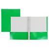 2 Pocket Paper Folder with Prongs Green - Pallex - image 3 of 3