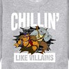 Men's - Teenage Mutant Ninja Turtles - Chillin Like Villains Graphic Fleece Sweatshirt - 2 of 4