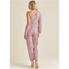 VENUS Womens Sequin One-Shoulder Jumpsuit - 2 of 3