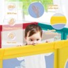 Infans Extra Large Baby Playpen Safety Baby Play Yard w/50 Ocean Balls & 4 Handles - image 3 of 4